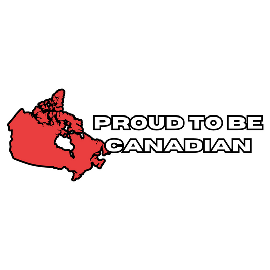 PROUD TO BE CANADIAN Sticker