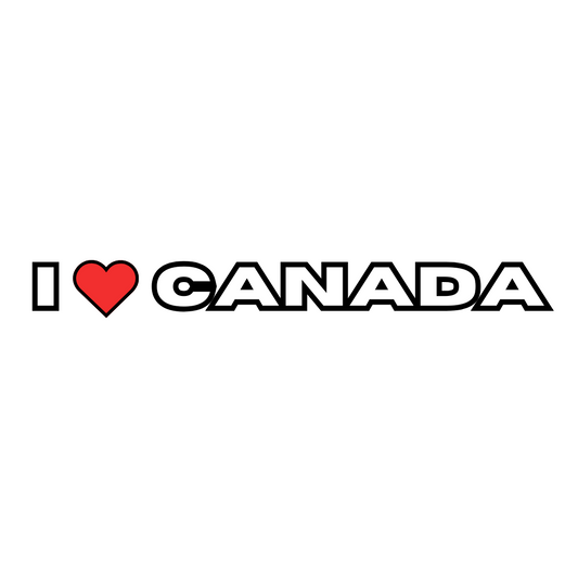 I LOVE CANADA Sticker