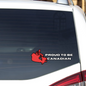 PROUD TO BE CANADIAN Sticker